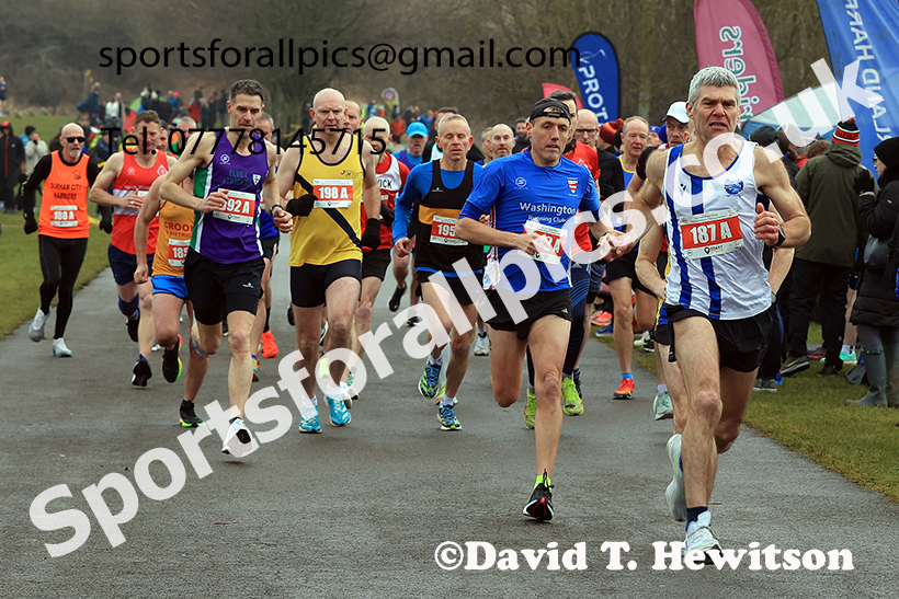 Mens Over-50s 2025 NECAA Royal Signals Road Relays Champs.,  Hetton Lyons Country Park, Hetton le Hole, County Durham. Photo: David T. Hewitson/Sports for All Pics